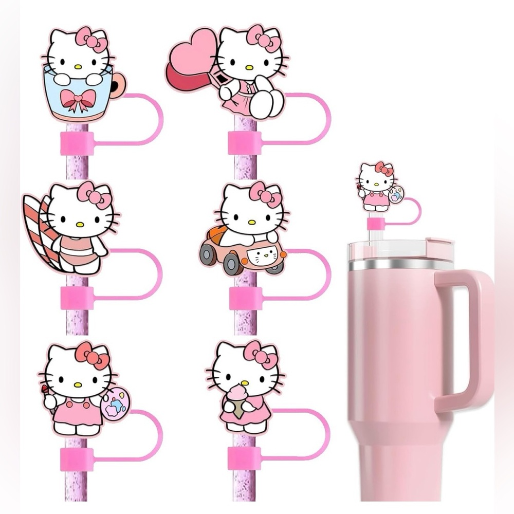 3/$18.00 Silicone Straw Covers